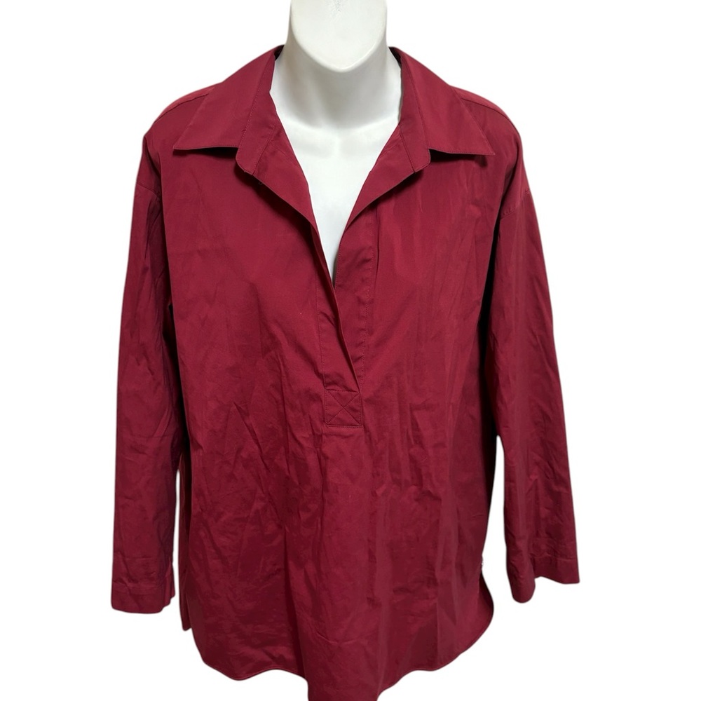 Lafayette 148 New York V-Neck Blouse